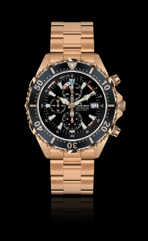 CHRIS BENZ DEPTHMETER CHRONOGRAPH 300M COPPER EDITION