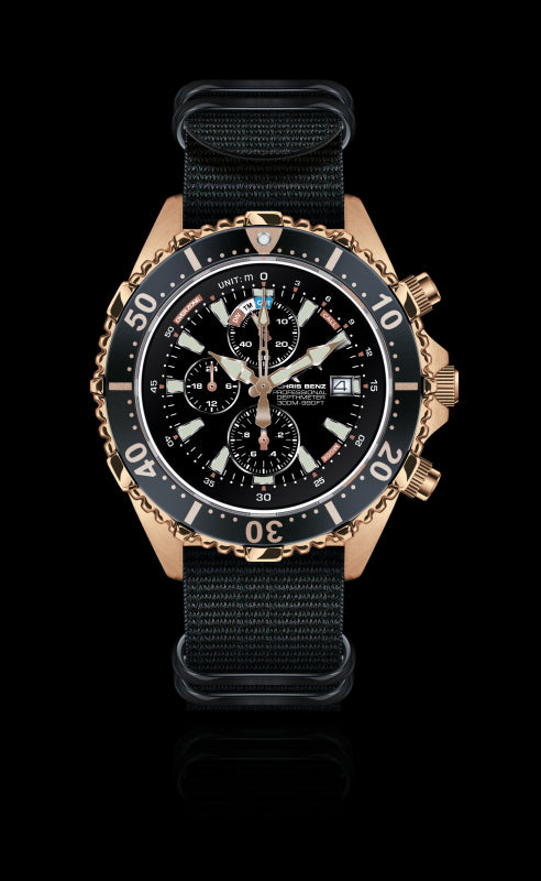 CHRIS BENZ DEPTHMETER CHRONOGRAPH 300M COPPER EDITION