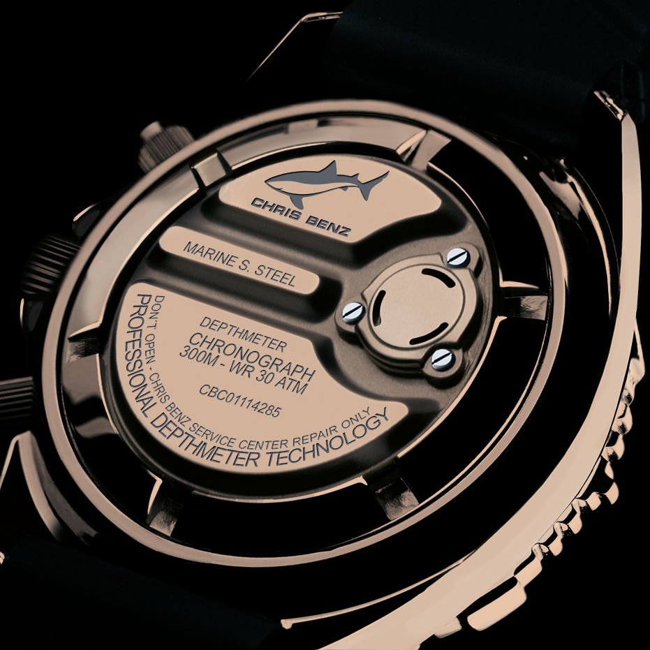 CHRIS BENZ DEPTHMETER CHRONOGRAPH 300M COPPER EDITION APPROVED