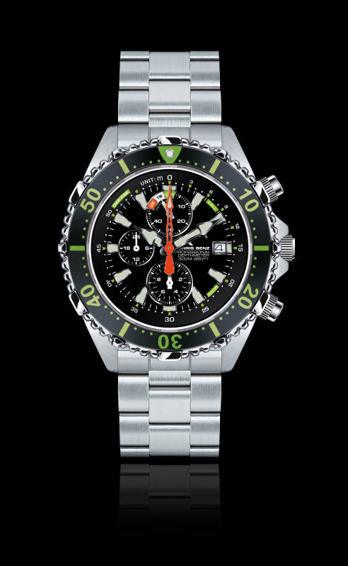 CHRIS BENZ DEPTHMETER CHRONOGRAPH 300M