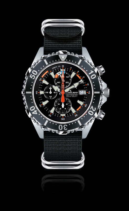 CHRIS BENZ DEPTHMETER CHRONOGRAPH 300M