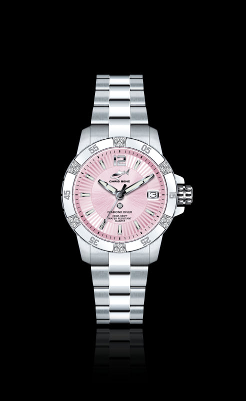 CHRIS BENZ DIAMOND DIVER  Pink Pearl Harbour