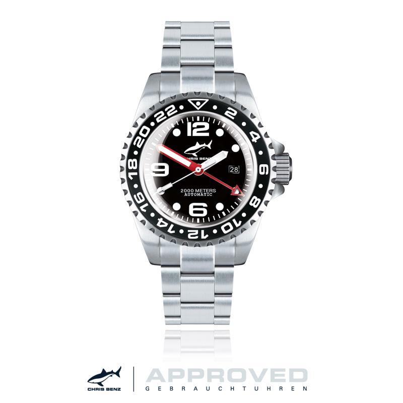 CHRIS BENZ DEEP 2000M AUTOMATIC GMT APPROVED