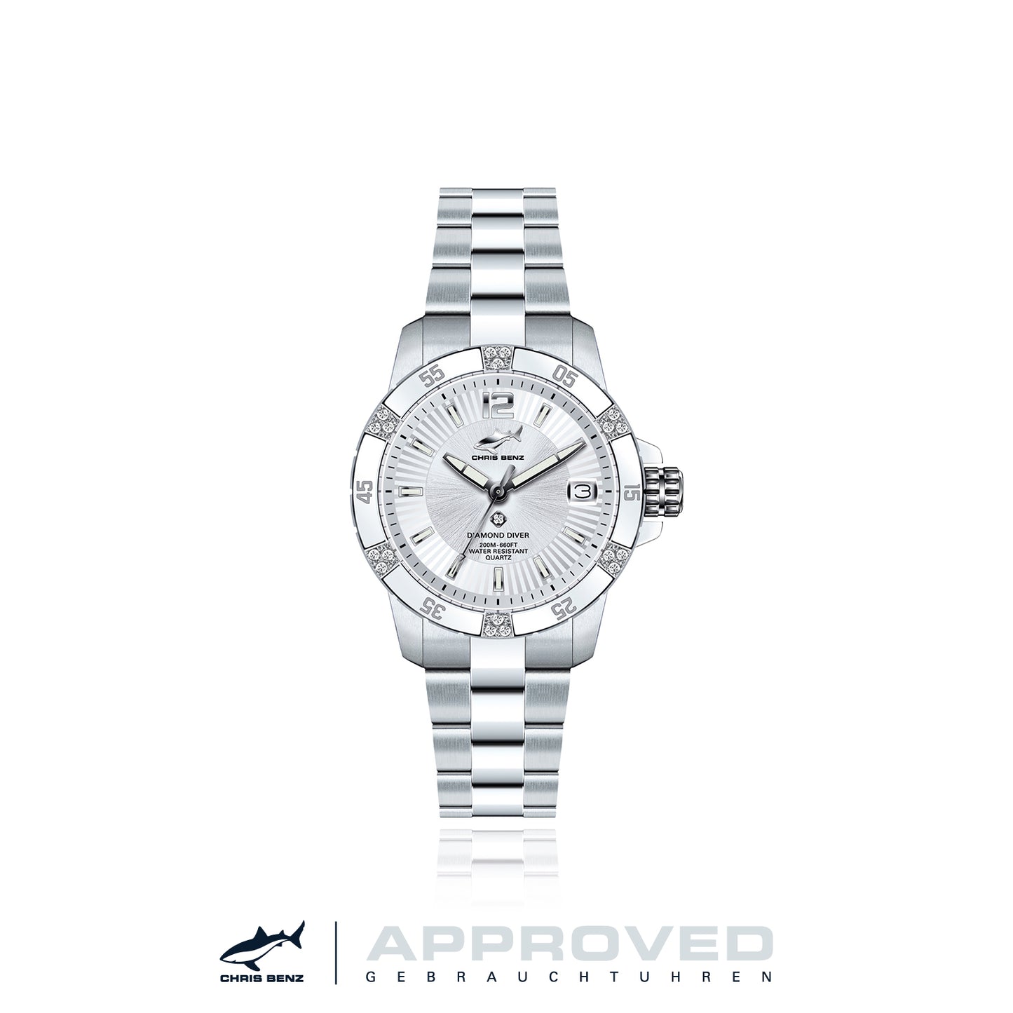 CHRIS BENZ DIAMOND DIVER Silver Bay APPROVED