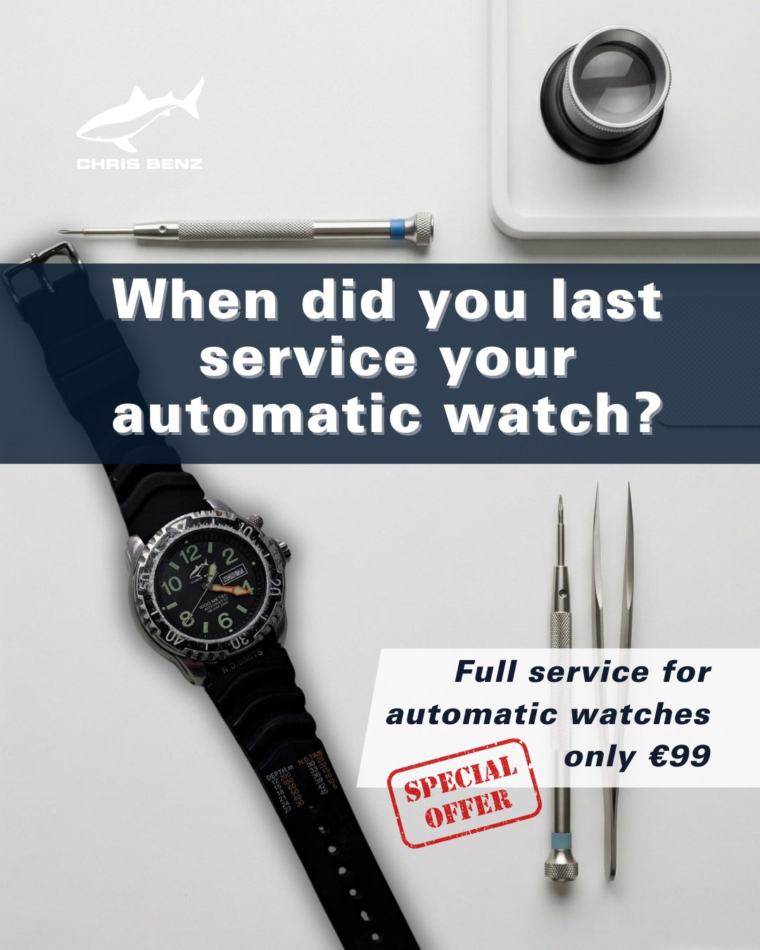 SPRING OFFER: Full service for automatic watches