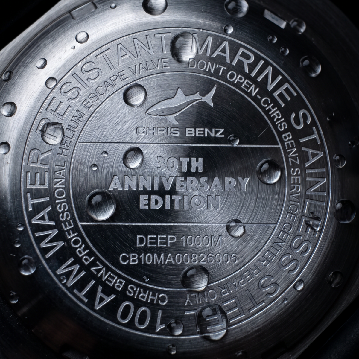 CHRIS BENZ DEEP 1000M AUTOMATIC - 30 YEARS ANNIVERSARY EDITION