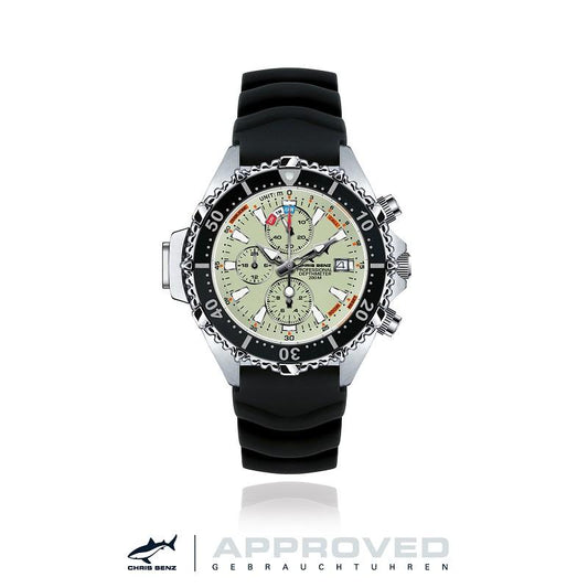 CHRIS BENZ DEPTHMETER CHRONOGRAPH 200M APPROVED