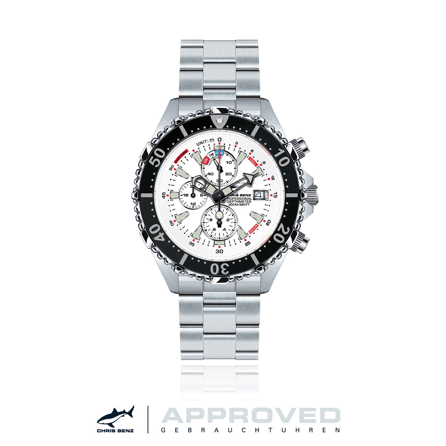 CHRIS BENZ DEPTHMETER Chronograph 300M APPROVED