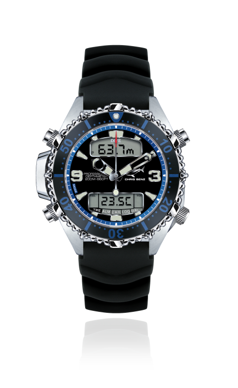 Chris Benz Orologio Quarzo Uomo con Cinturino in Metallo CB D200X SI MB Chris Benz Orologio Quarzo Uomo con Cinturino in Metallo CB D200X SI MB