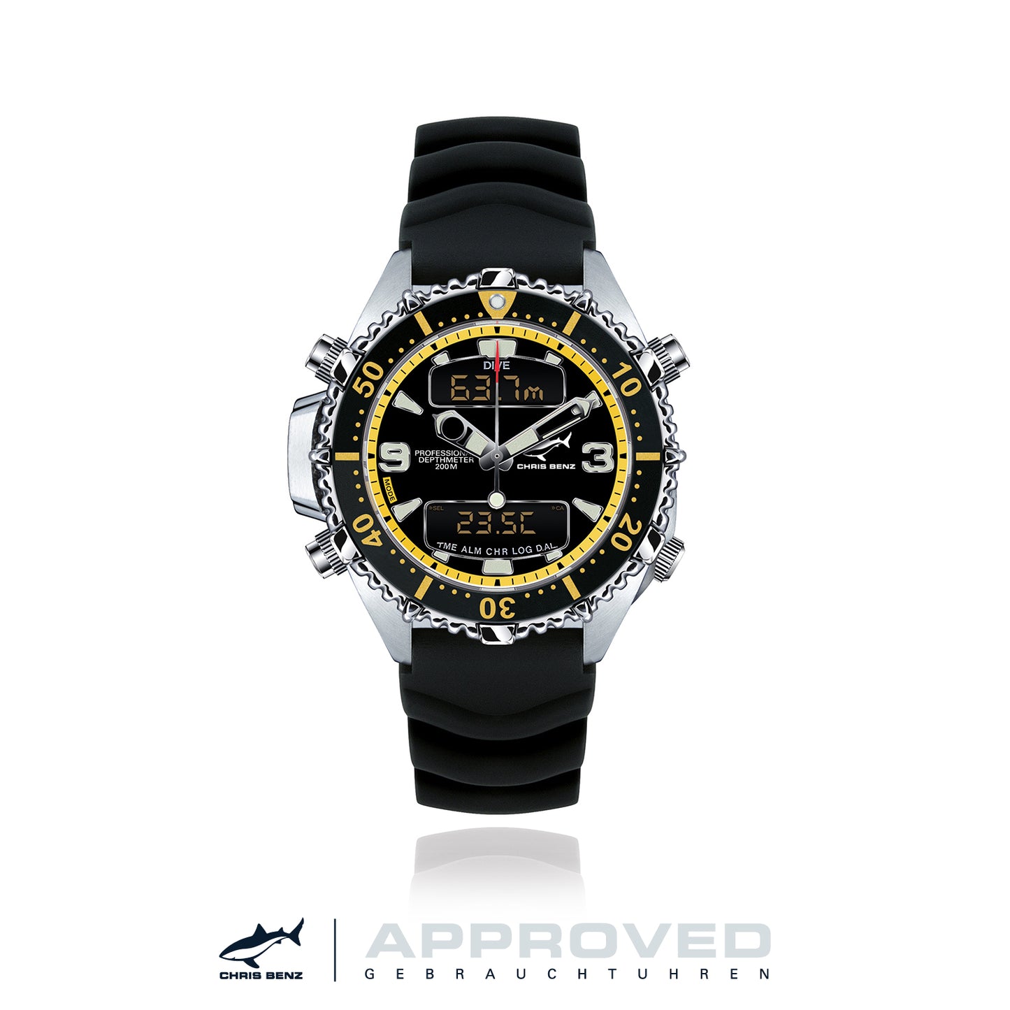 CHRIS BENZ DEPTHMETER DIGITAL 200M APPROVED