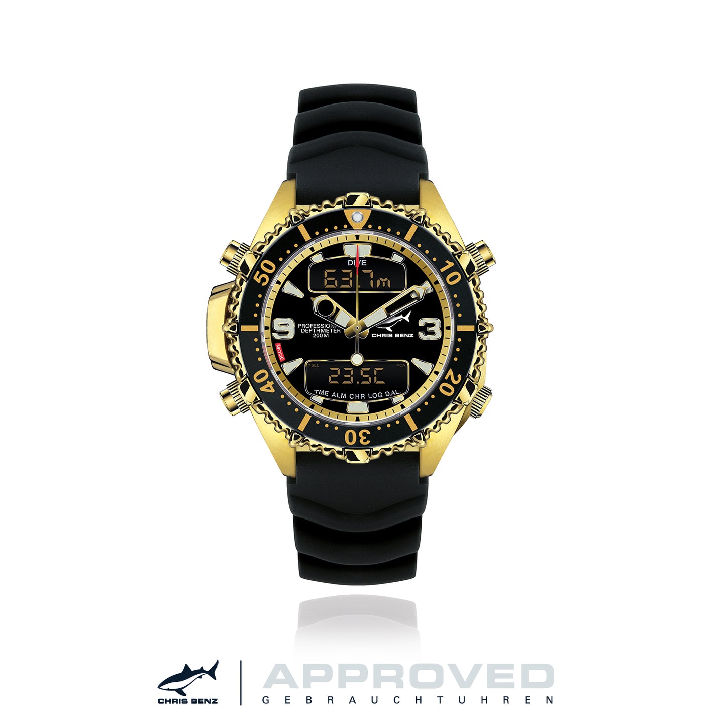 CHRIS BENZ DEPTHMETER Digital GOLD EDITION APPROVED